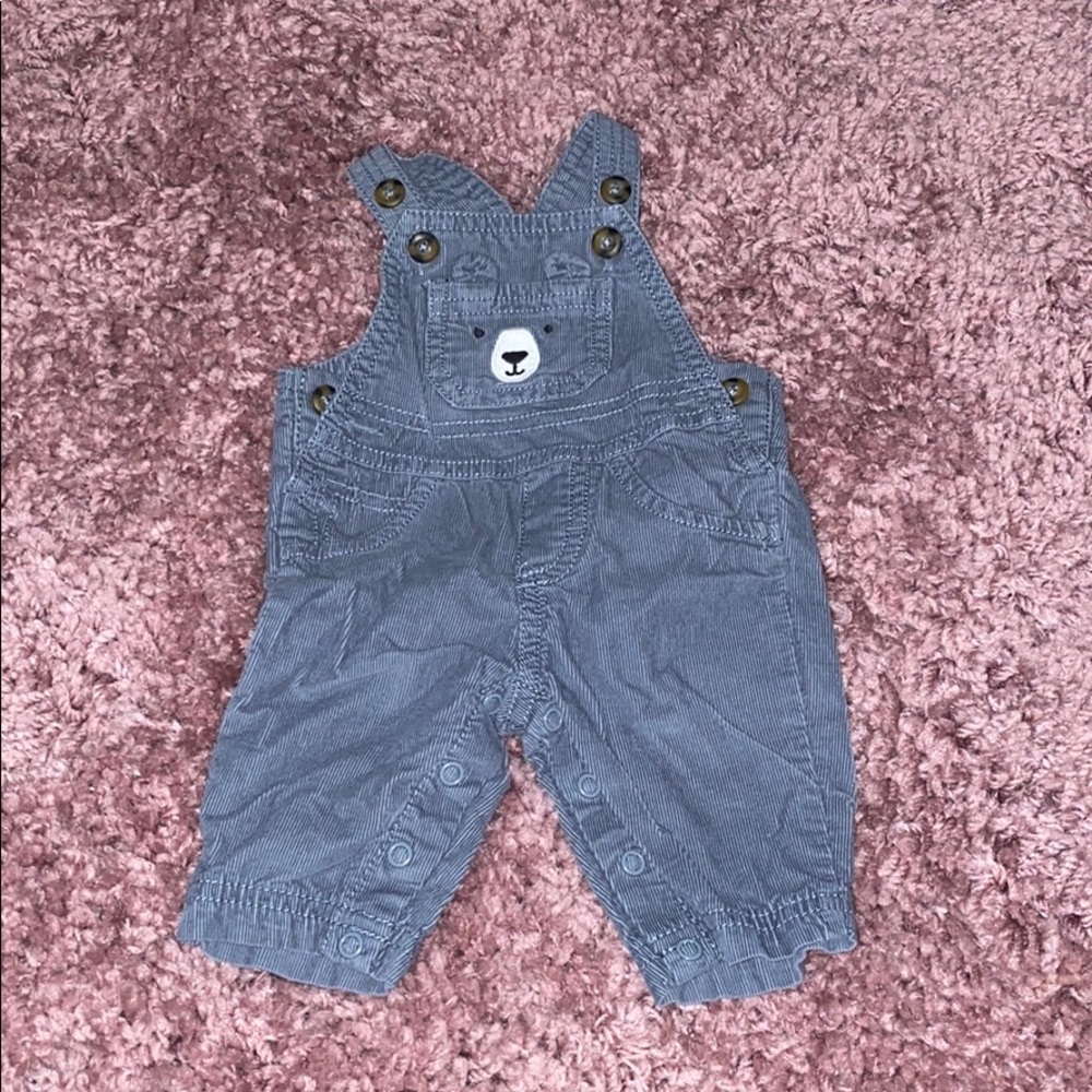 Gray overalls